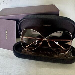 Tom Ford Women's Sunglasses - Gold and Brown